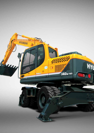 Колесный экскаватор Hyundai R140W-9S Hyundai