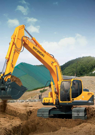 Гусеничный экскаватор Hyundai R210NLC-9