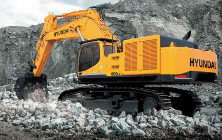 Гусеничный экскаватор Hyundai R850LC-9
