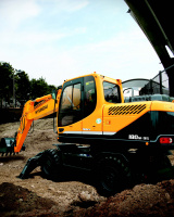 Колесный экскаватор Hyundai R180W-9S