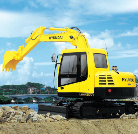  Гусеничный экскаватор Hyundai R80-7 Hyundai