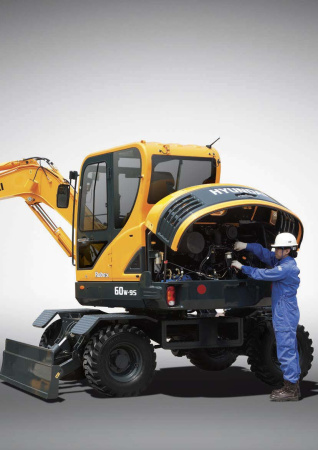 Колесный экскаватор Hyundai R60W-9S Hyundai