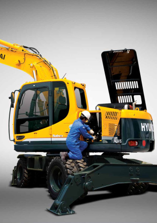 Колесный экскаватор Hyundai R140W-9S Hyundai