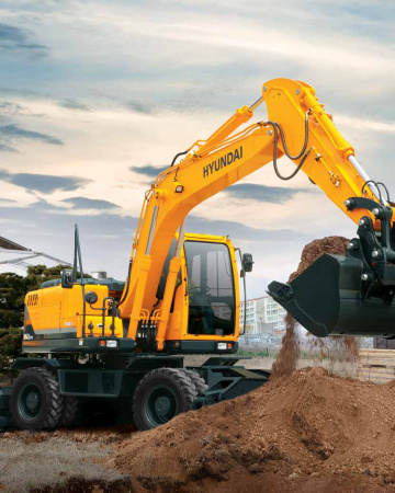Колесный экскаватор Hyundai R140W-9S Hyundai