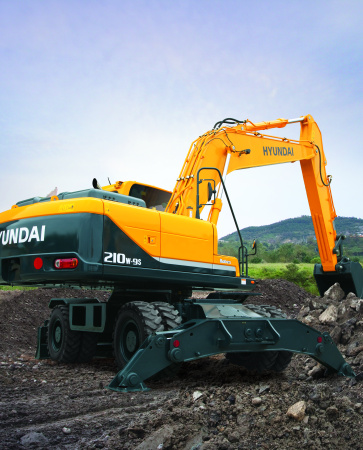 Колесный экскаватор Hyundai R210W-9S Hyundai