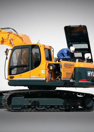 Гусеничный экскаватор Hyundai R180NLC-9S